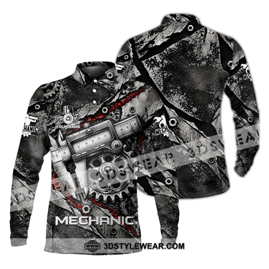 Unisex Shirt - Custom Mechanic Shirt style option 4