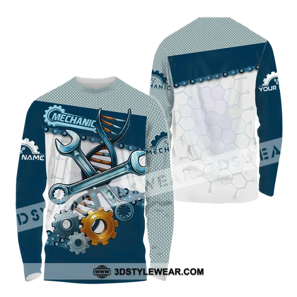Unisex Shirt - Custom Mechanic Shirt - Long Sleeve Shirt / S - T-shirt