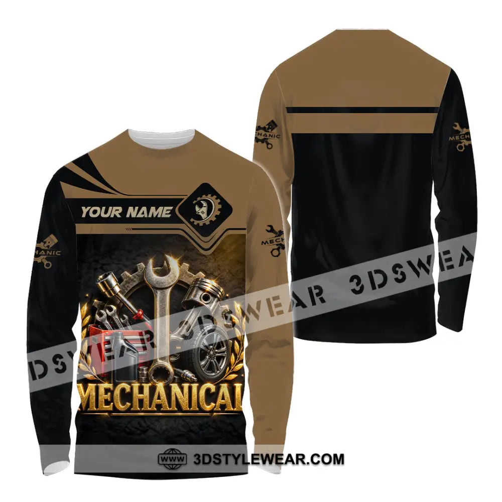 Unisex Shirt - Custom Mechanical Shirt - Long Sleeve Shirt / S - T-shirt