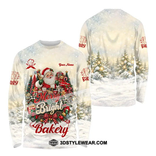 Unisex Shirt - Custom Merry Bright Bakery Shirt style option 4