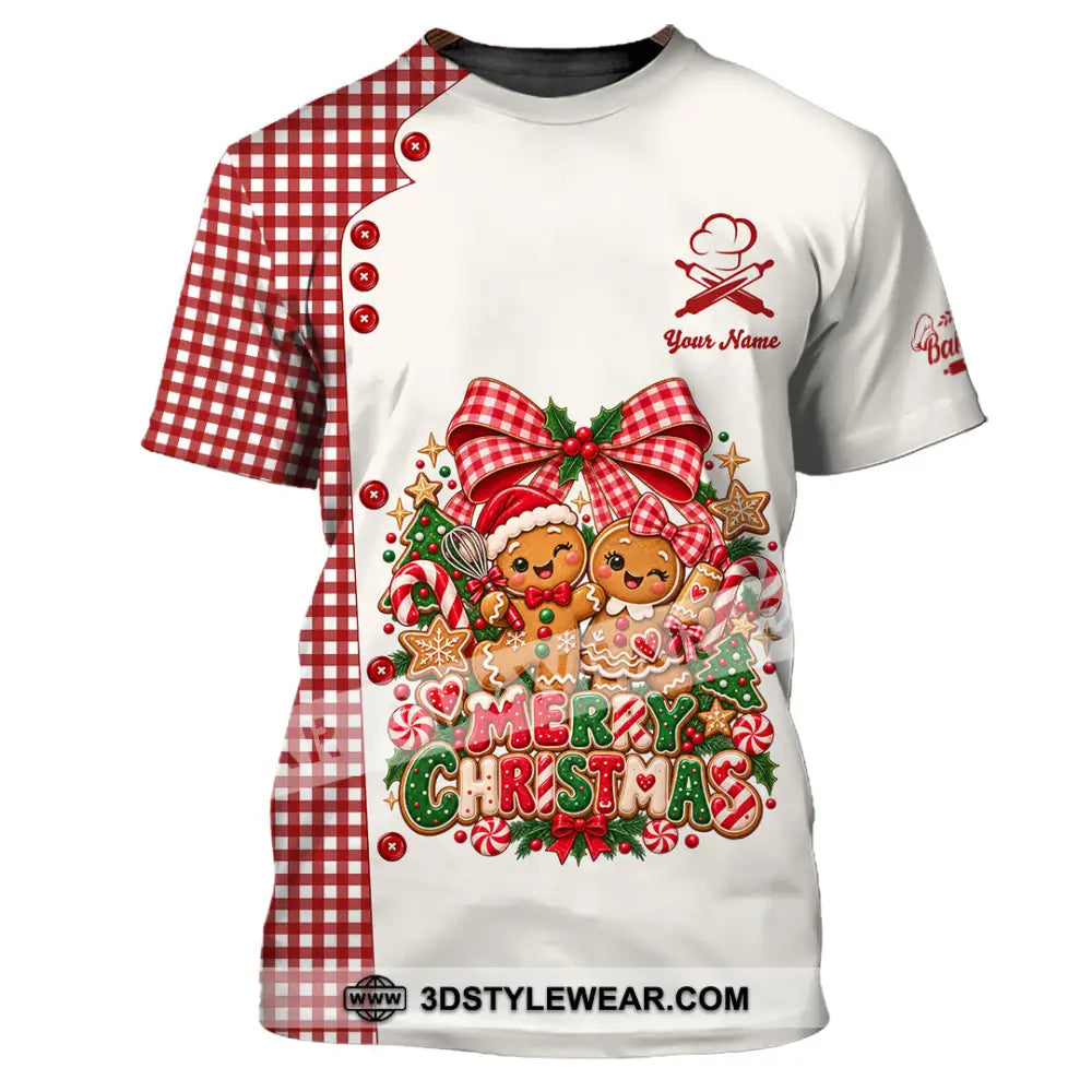 Unisex Shirt - Custom Merry Christmas Shirt - T-Shirt / S - T-shirt
