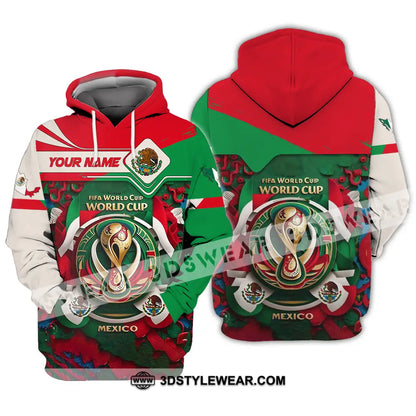 Unisex Shirt - Custom Mexico Fifa Club World Cup 2026 3D Shirt Hoodie / S T-shirt