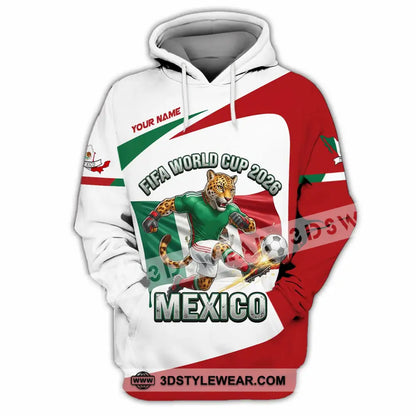 Unisex Shirt - Custom Mexico Fifa World Cup 2026 3D Shirt Hoodie / S T-shirt