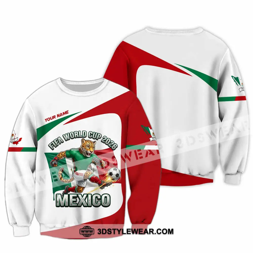 Unisex Shirt - Custom Mexico Fifa World Cup 2026 3D Shirt Long Sleeve / S T-shirt