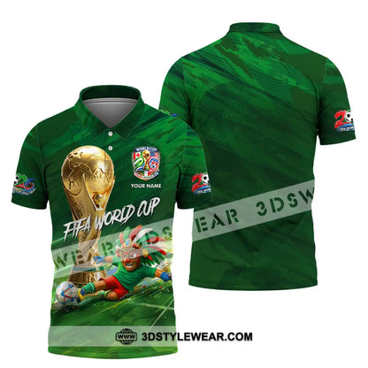 Unisex Shirt - Custom Mexico FIFA World Cup 2026 3D Shirt Polo Shirt / S T-shirt