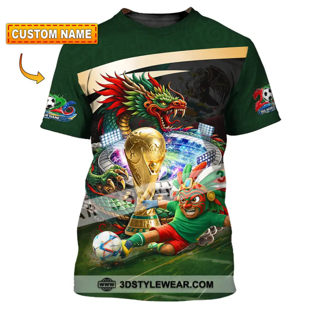 Unisex Shirt - Custom Mexico FIFA World Cup 2026 3D Shirt T-shirt