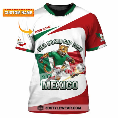 Unisex Shirt - Custom Mexico Fifa World Cup 2026 3D Shirt T-shirt