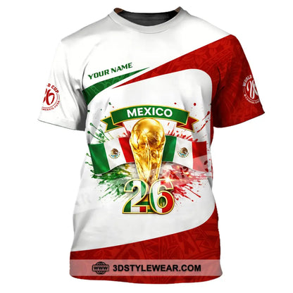 Unisex Shirt - Custom Mexico Fifa World Cup 2026 3D Shirt T-Shirt / S T-shirt