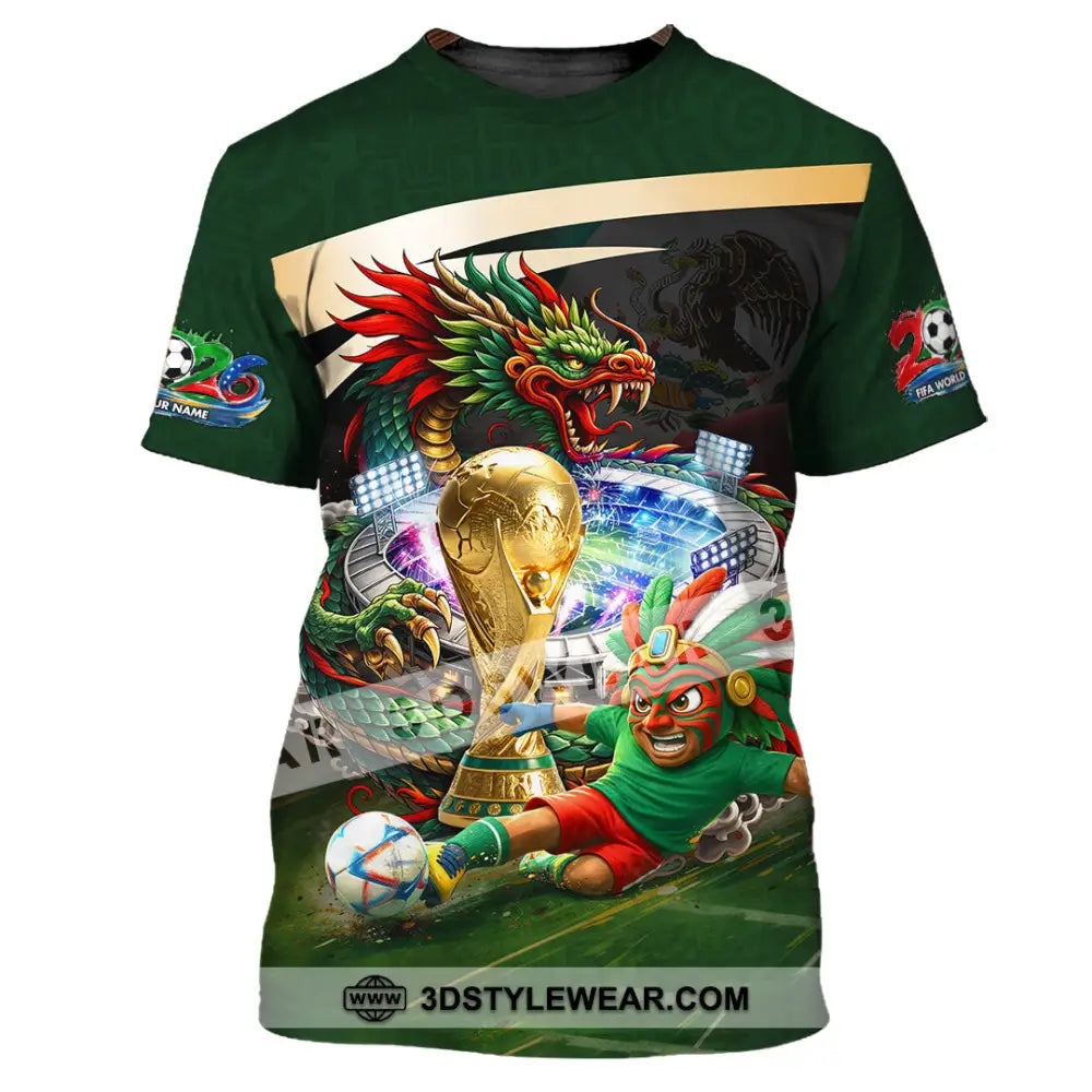 Unisex Shirt - Custom Mexico FIFA World Cup 2026 3D Shirt T-Shirt / S T-shirt