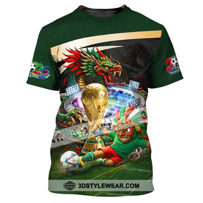 Unisex Shirt - Custom Mexico FIFA World Cup 2026 3D Shirt T-Shirt / S T-shirt