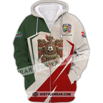 Unisex Shirt - Custom Mexico FIFA World Cup 2026 Shirt Zipper Hoodie / S T-shirt