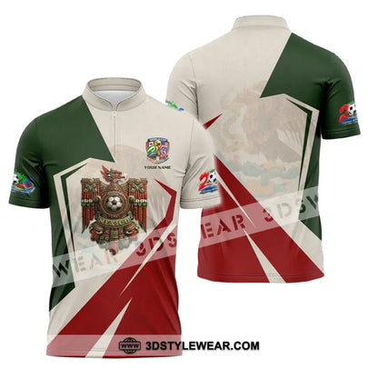 Unisex Shirt - Custom Mexico FIFA World Cup 2026 Shirt Zipper Polo Shirt / S T-shirt
