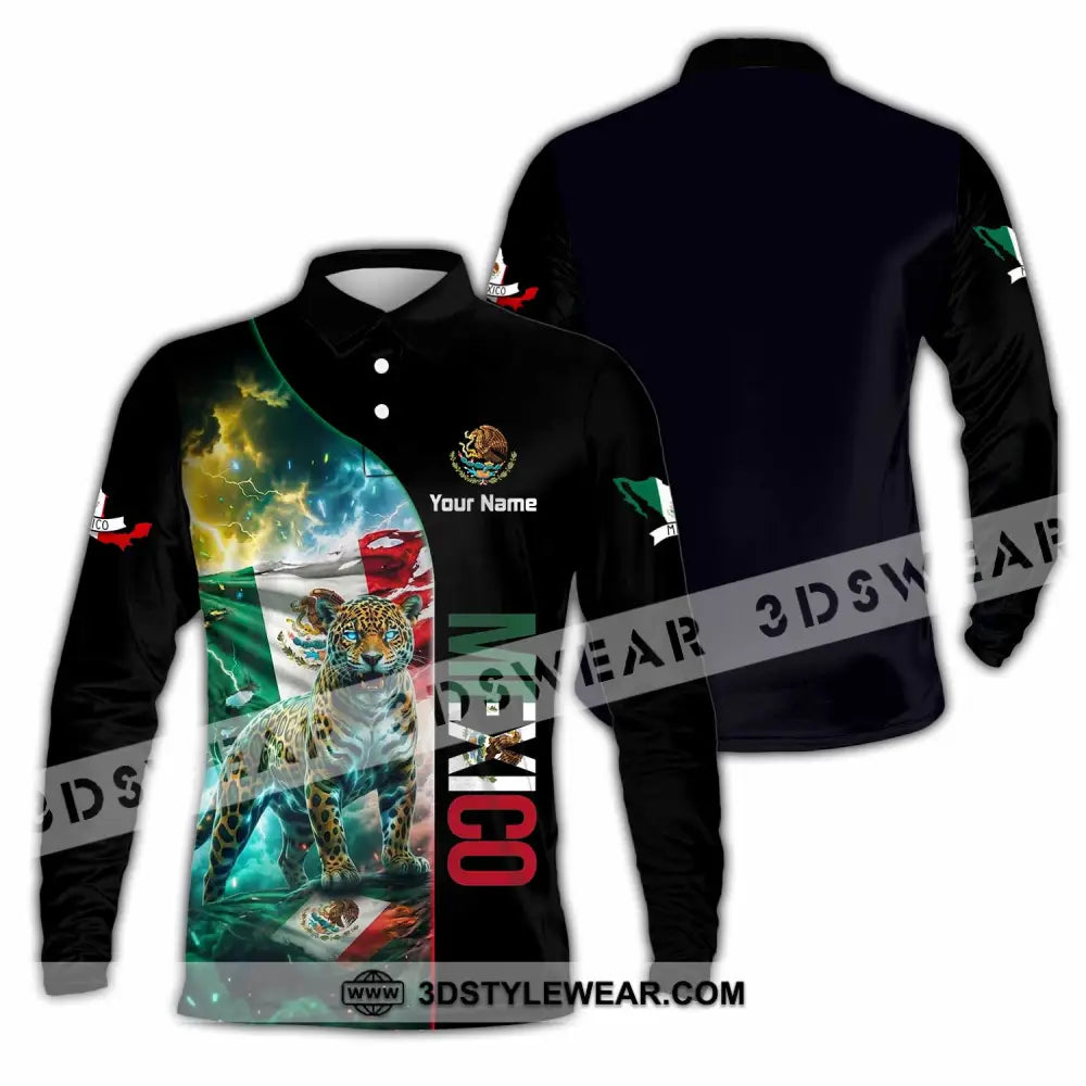 Unisex Shirt - Custom Mexico Shirt - Long Sleeve Polo / S - T-shirt