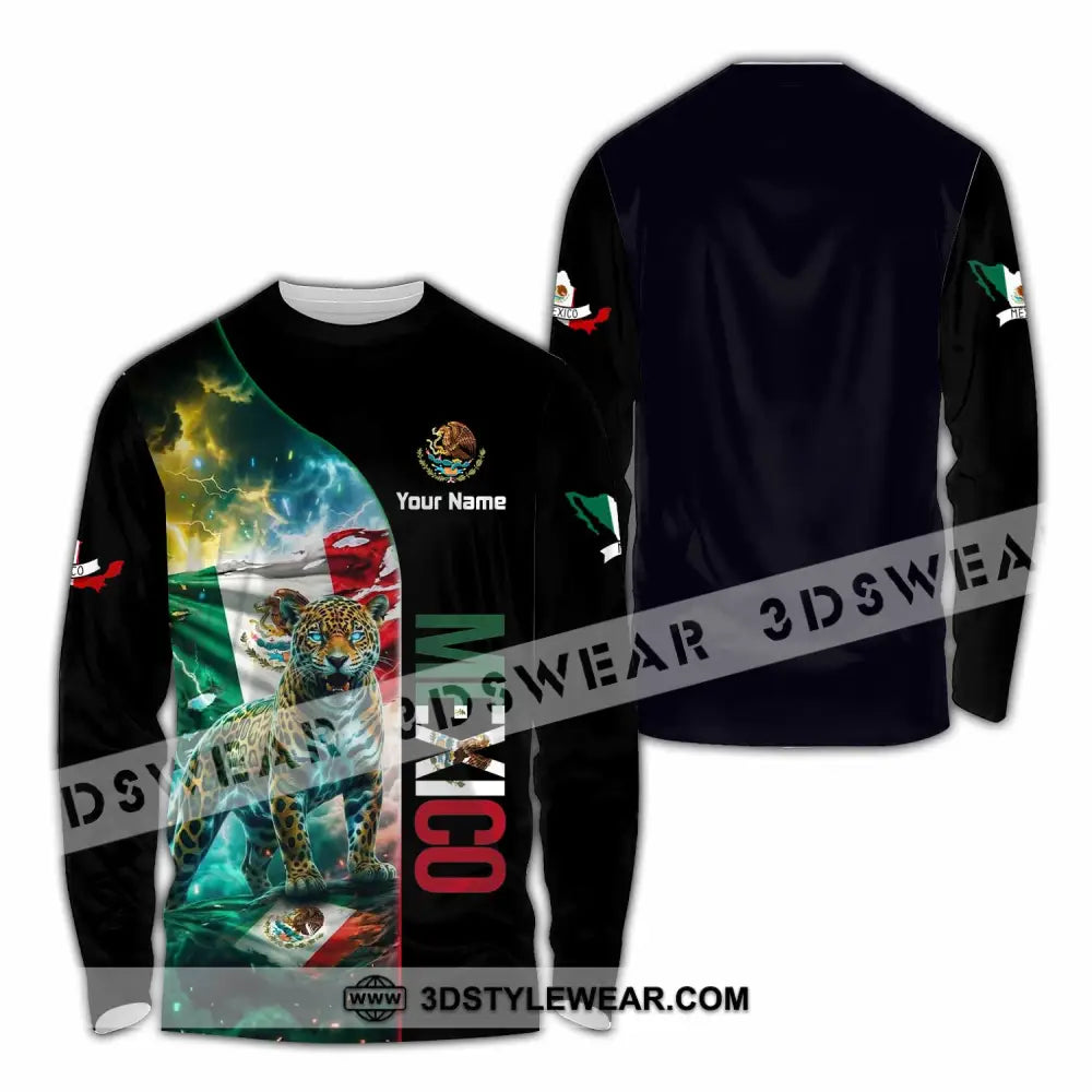 Unisex Shirt - Custom Mexico Shirt - Long Sleeve Shirt / S - T-shirt