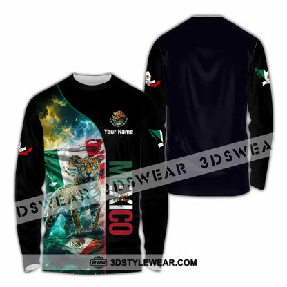 Unisex Shirt - Custom Mexico Shirt - Long Sleeve Shirt / S - T-shirt