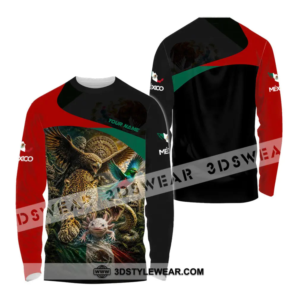 Unisex Shirt - Custom Mexico Shirt - Long Sleeve Shirt / S - T-shirt