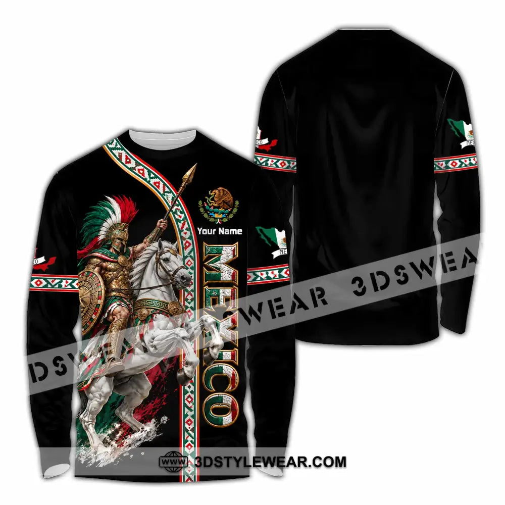 Unisex Shirt - Custom Mexico Shirt - Long Sleeve Shirt / S - T-shirt