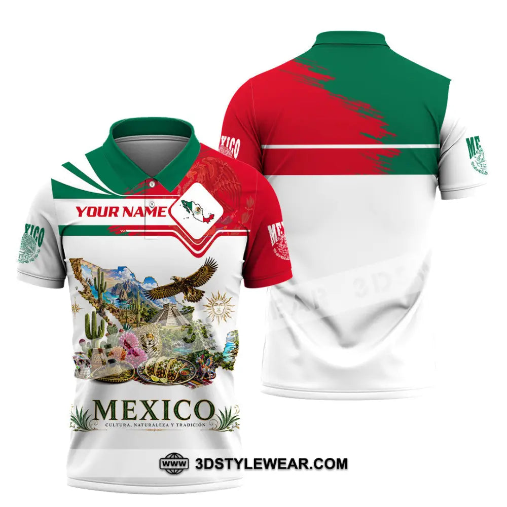 Unisex Shirt - Custom Mexico Shirt - Polo Shirt / S - T-shirt
