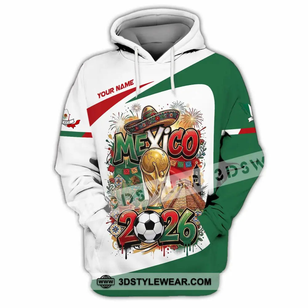 Unisex Shirt - Custom Mexico World Cup 2026 3D Shirt Hoodie / S T-shirt