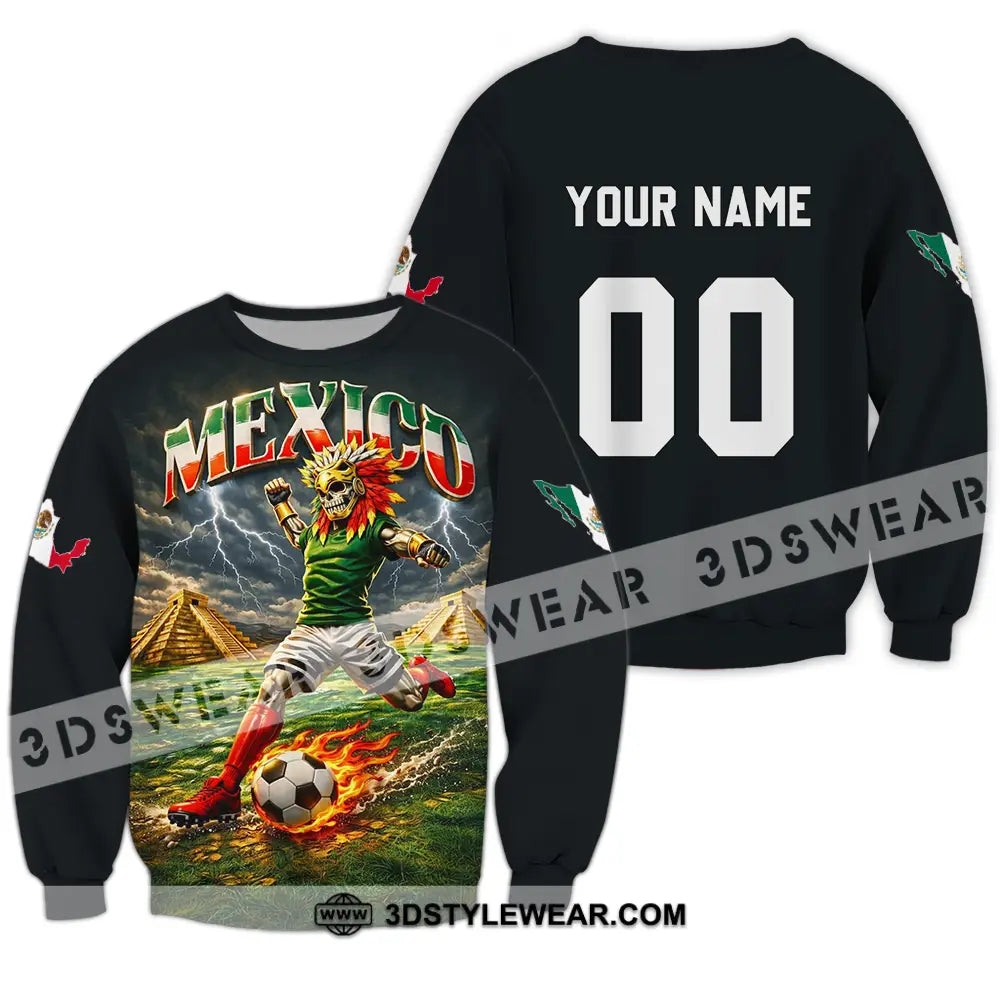 Unisex Shirt - Custom Mexico World Cup 2026 3D Shirt Long Sleeve / S T-shirt