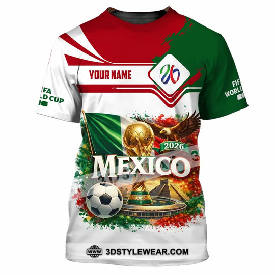Unisex Shirt - Custom Mexico World Cup 2026 3D Shirt style option 4