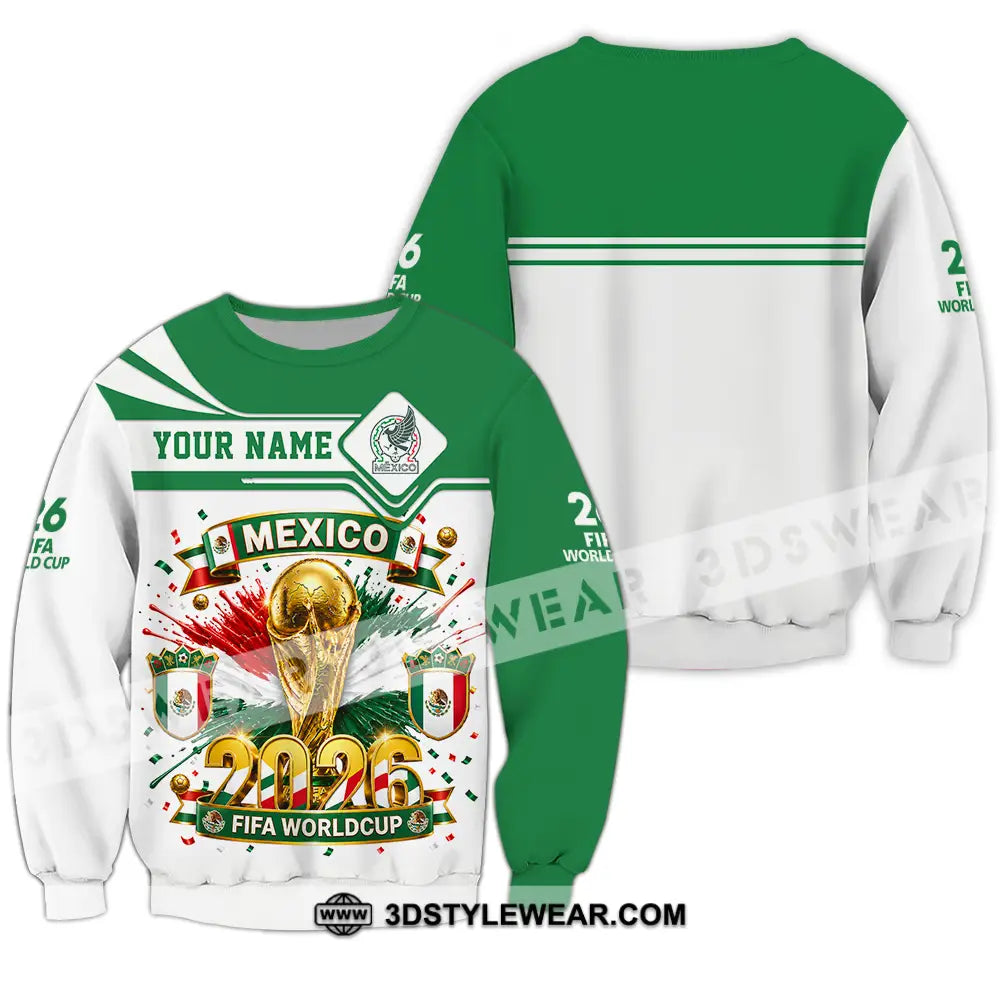 Unisex Shirt - Custom Mexico World Cup 2026 Shirt - Long Sleeve / S - T-shirt