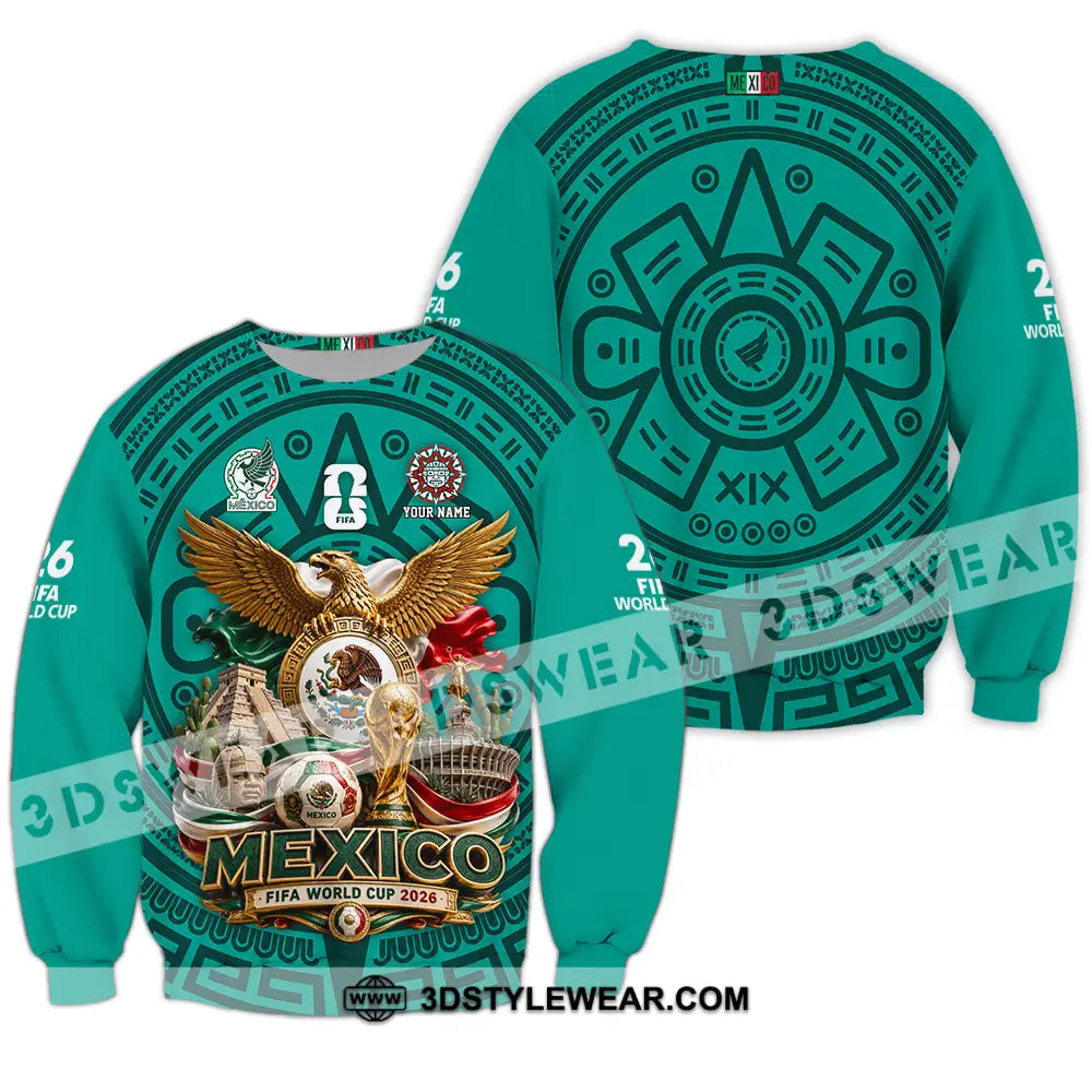 Unisex Shirt - Custom Mexico World Cup 2026 Shirt - Long Sleeve / S - T-shirt