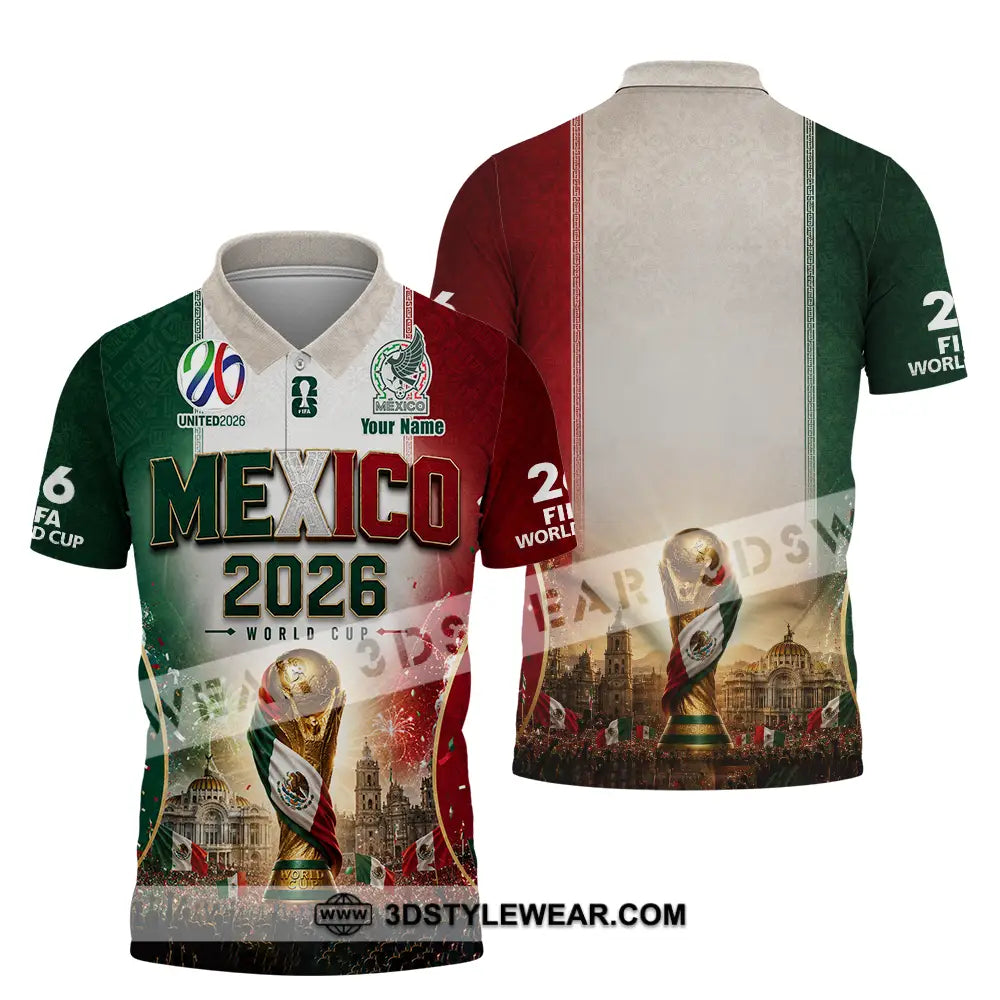 Unisex Shirt - Custom Mexico World Cup 2026 Shirt - Polo Shirt / S - T-shirt