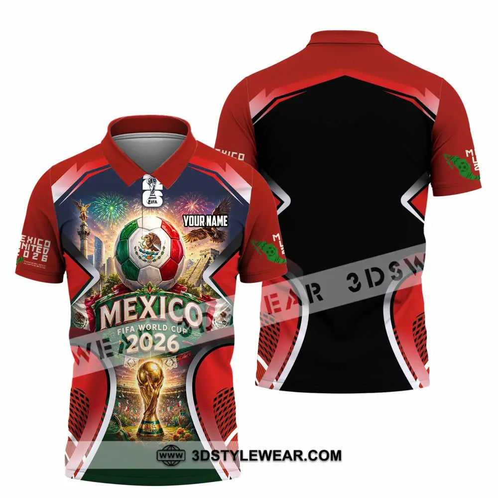 Unisex Shirt - Custom Mexico World Cup 2026 Shirt - Polo Shirt / S - T-shirt