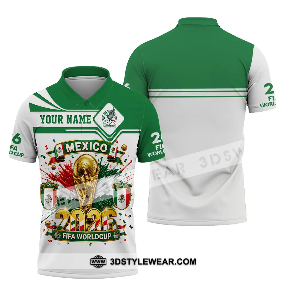 Unisex Shirt - Custom Mexico World Cup 2026 Shirt - Polo Shirt / S - T-shirt