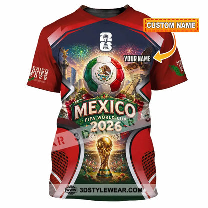 Unisex Shirt - Custom Mexico World Cup 2026 Shirt - T-shirt