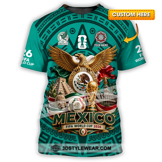 Unisex Shirt - Custom Mexico World Cup 2026 Shirt style option 1