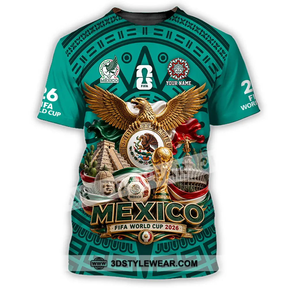 Unisex Shirt - Custom Mexico World Cup 2026 Shirt - T-Shirt / S - T-shirt