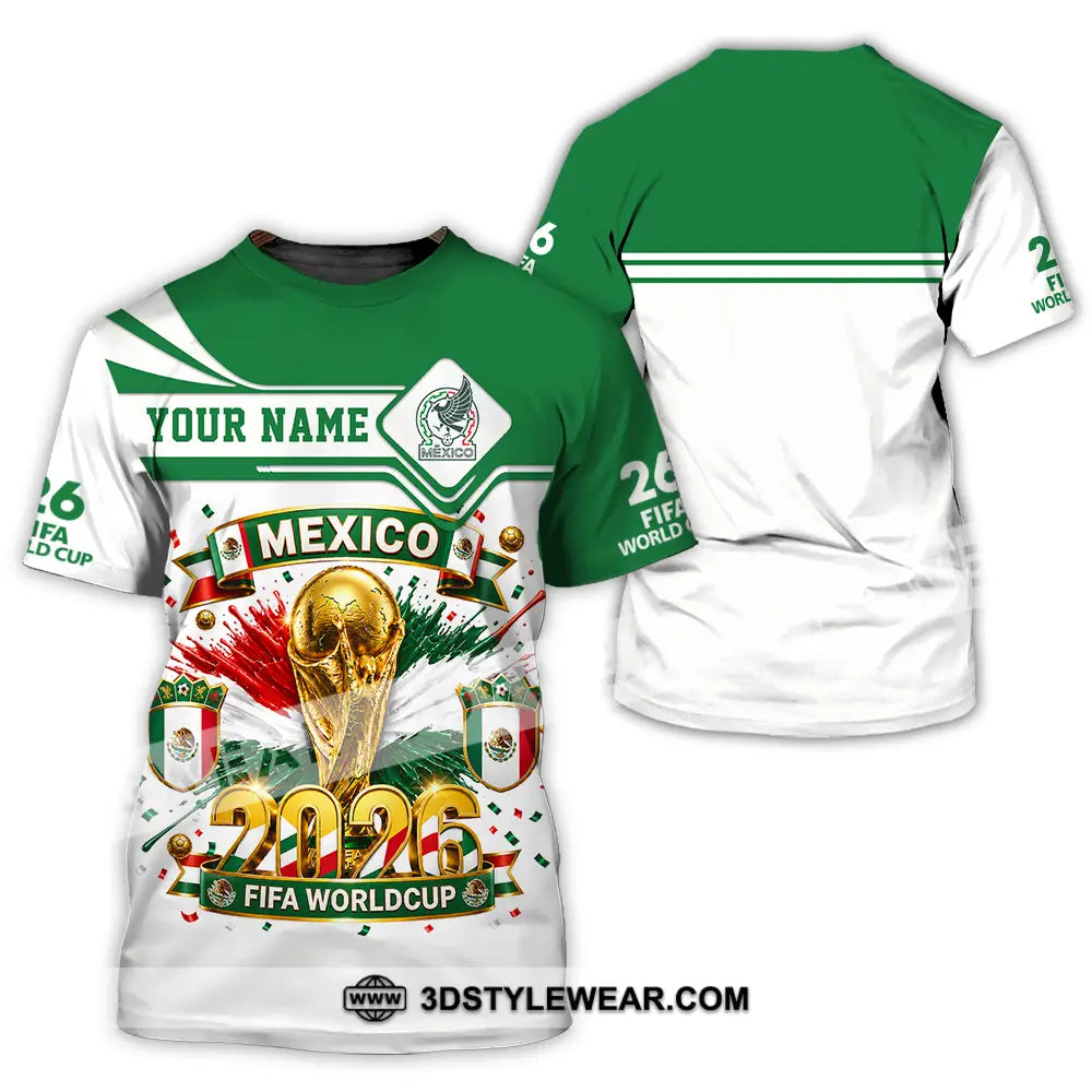Unisex Shirt - Custom Mexico World Cup 2026 Shirt - T-Shirt / S - T-shirt