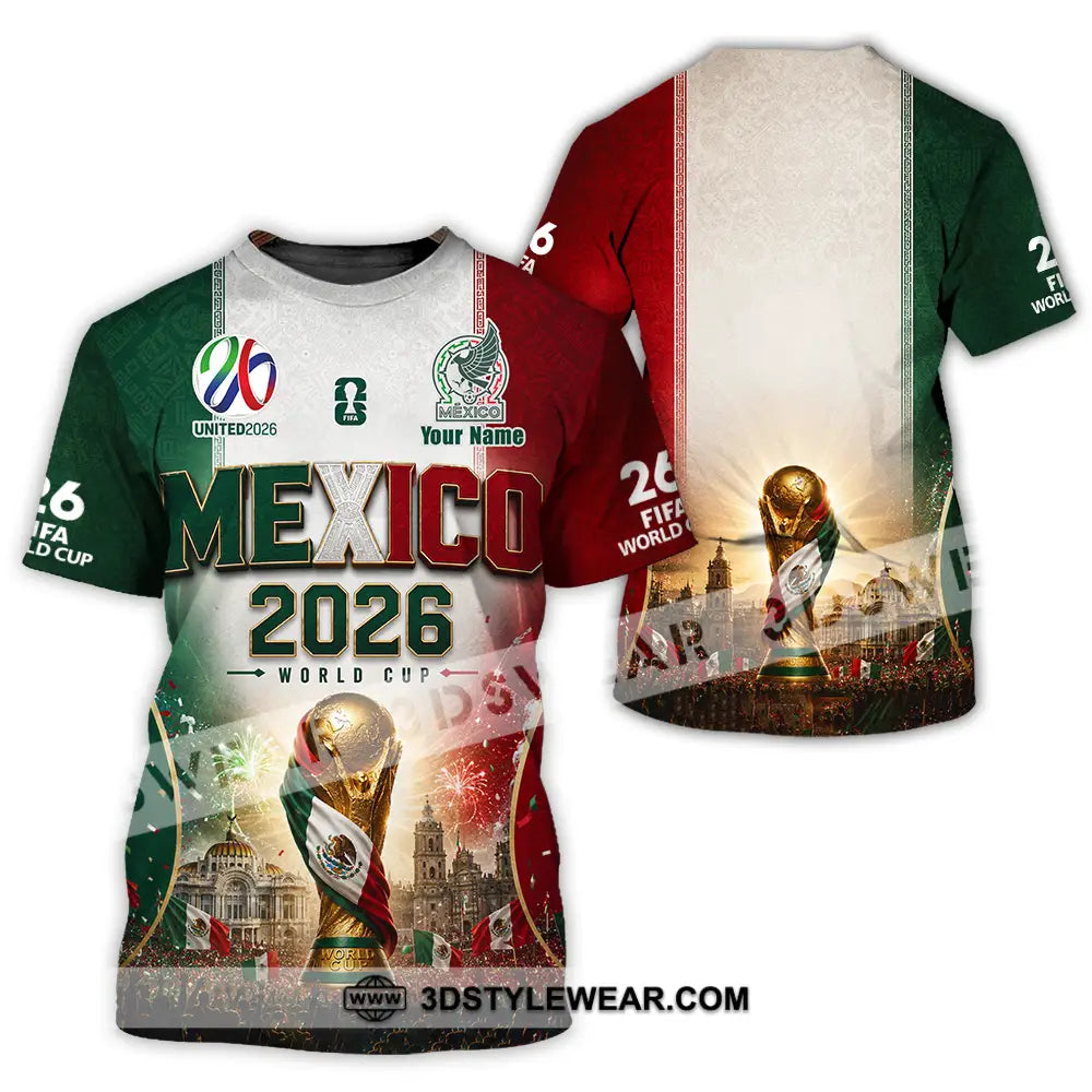 Unisex Shirt - Custom Mexico World Cup 2026 Shirt - T-Shirt / S - T-shirt