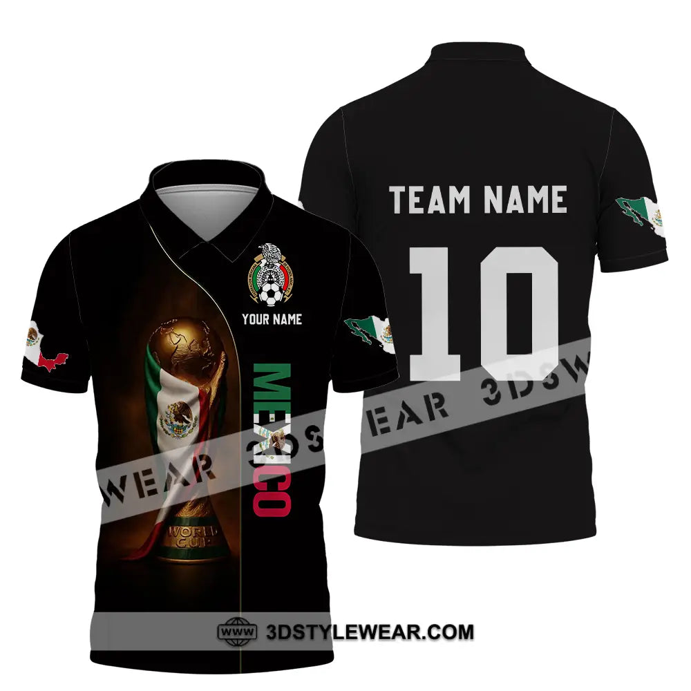 Unisex Shirt - Custom Mexico World Cup 3D Shirt Polo Shirt / S T-shirt