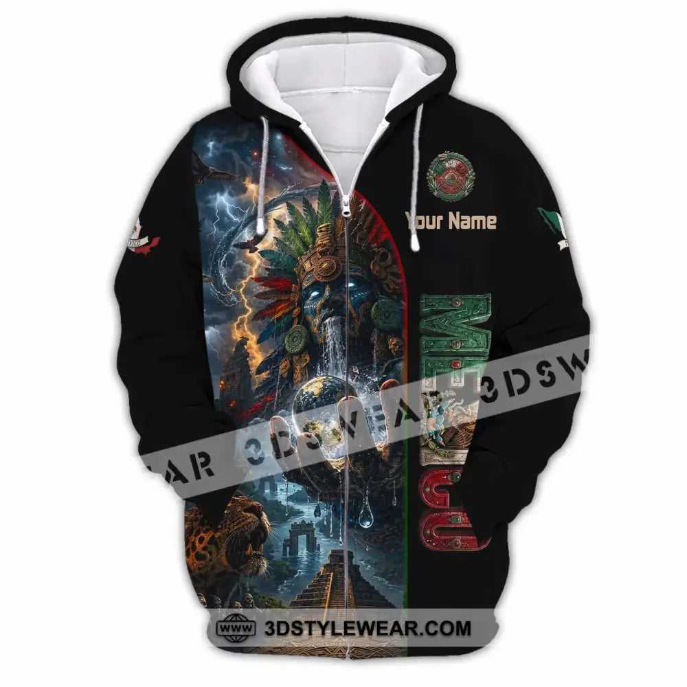Unisex Shirt - Custom Mexico Shirt - Zipper Hoodie / S - T-shirt