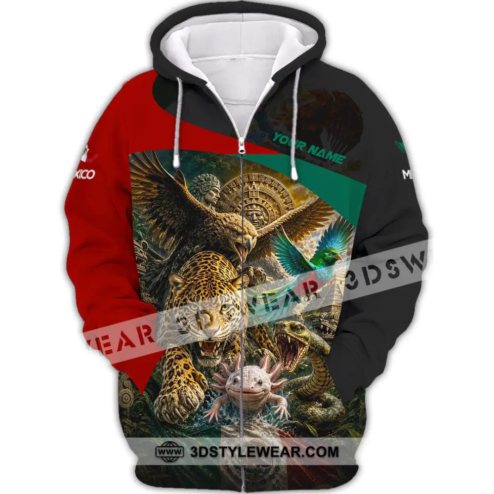 Unisex Shirt - Custom Mexico Shirt - Zipper Hoodie / S - T-shirt