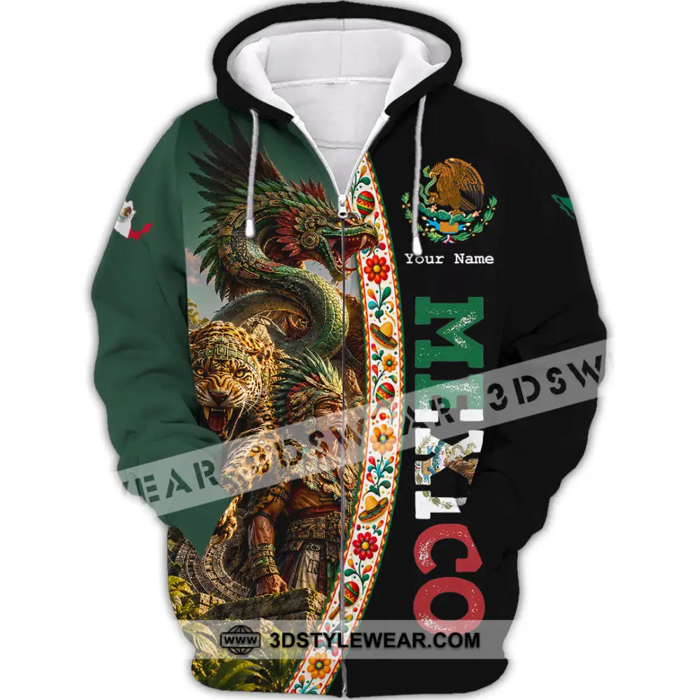 Unisex Shirt - Custom Mexico Shirt - Zipper Hoodie / S - T-shirt
