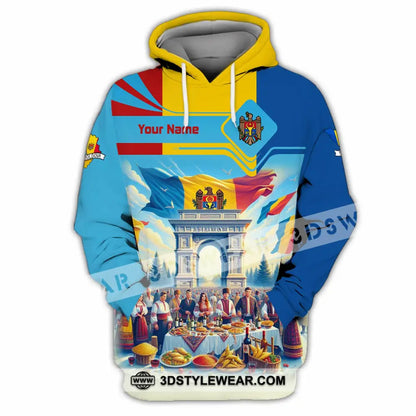 Unisex Shirt - Custom Moldova Shirt - Hoodie / S - T-shirt