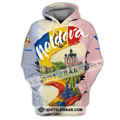 Unisex Shirt - Custom Moldova Shirt - Hoodie / S - T-shirt