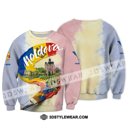 Unisex Shirt - Custom Moldova Shirt - Long Sleeve / S - T-shirt
