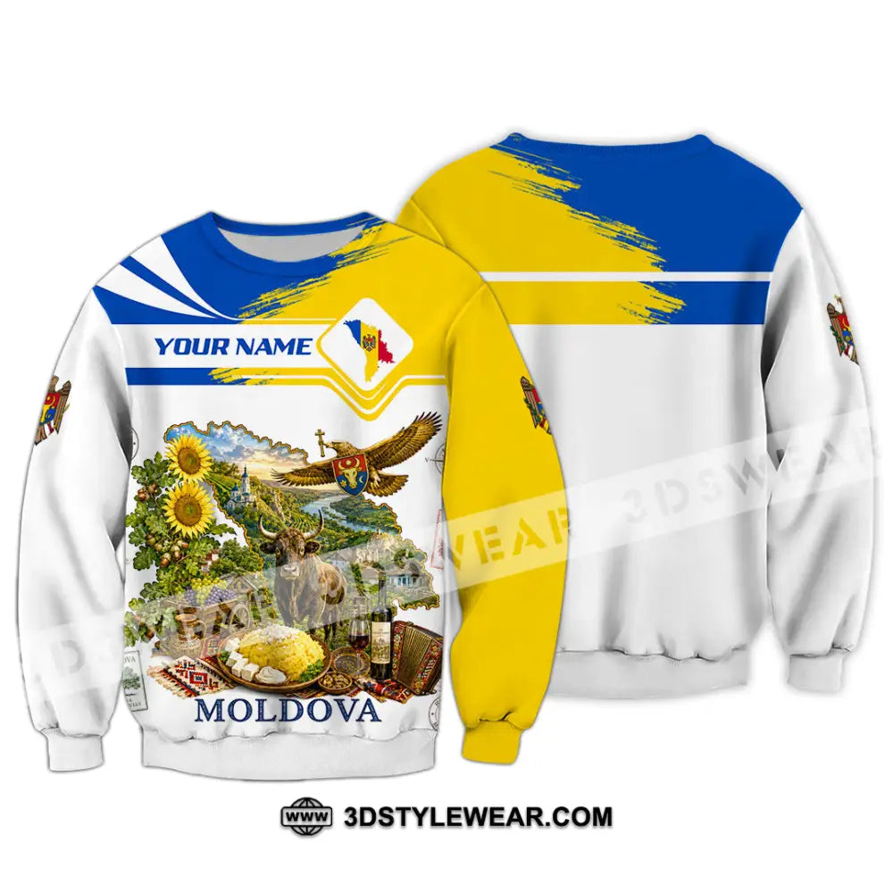 Unisex Shirt - Custom Moldova Shirt - Long Sleeve / S - T-shirt