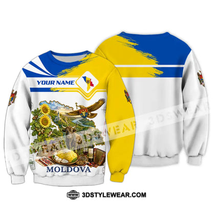 Unisex Shirt - Custom Moldova Shirt - Long Sleeve / S - T-shirt