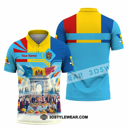 Unisex Shirt - Custom Moldova Shirt - Polo Shirt / S - T-shirt