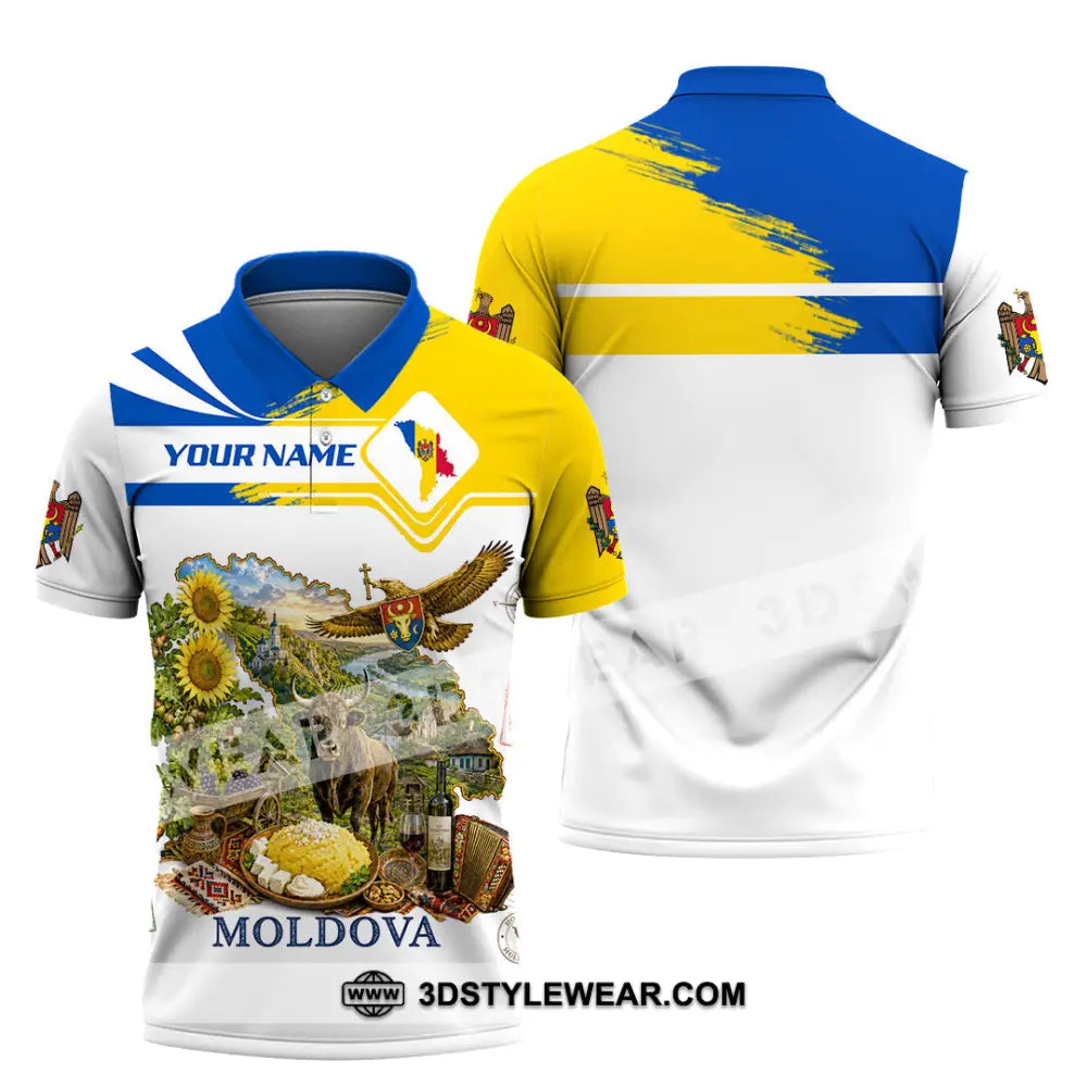 Unisex Shirt - Custom Moldova Shirt - Polo Shirt / S - T-shirt