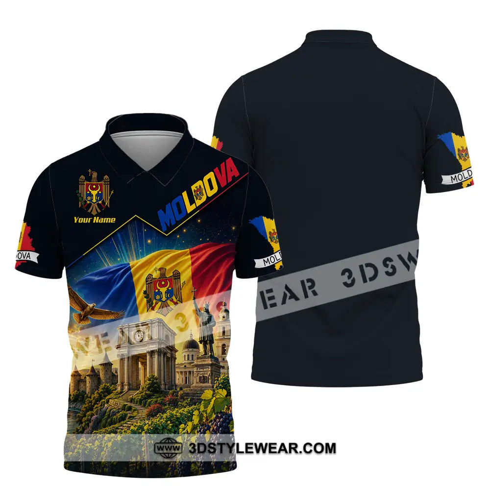 Unisex Shirt - Custom Moldova Shirt - Polo Shirt / S - T-shirt
