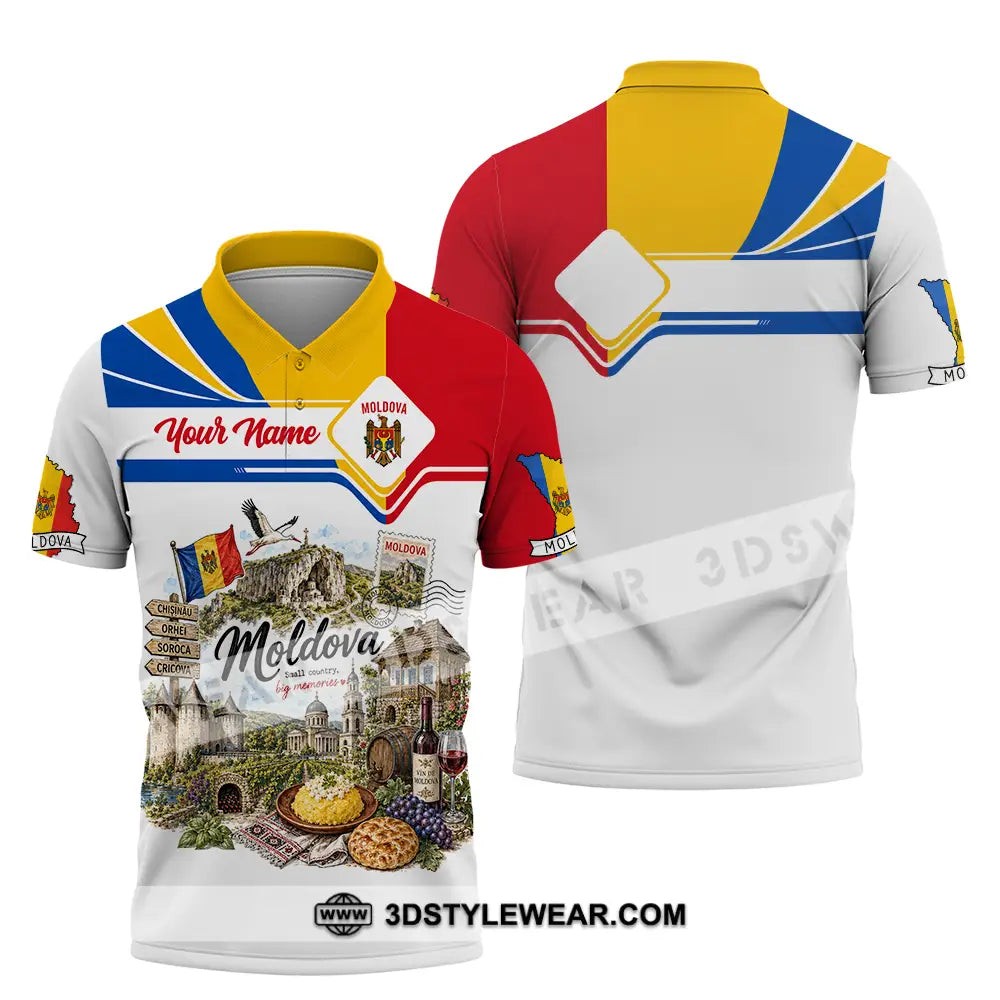 Unisex Shirt - Custom Moldova Shirt - Polo Shirt / S - T-shirt