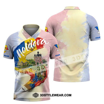 Unisex Shirt - Custom Moldova Shirt - Polo Shirt / S - T-shirt