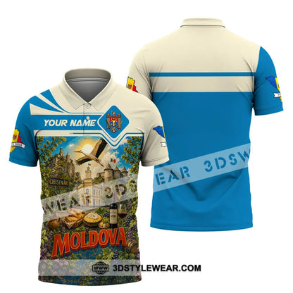 Unisex Shirt - Custom Moldova Shirt - Polo Shirt / S - T-shirt